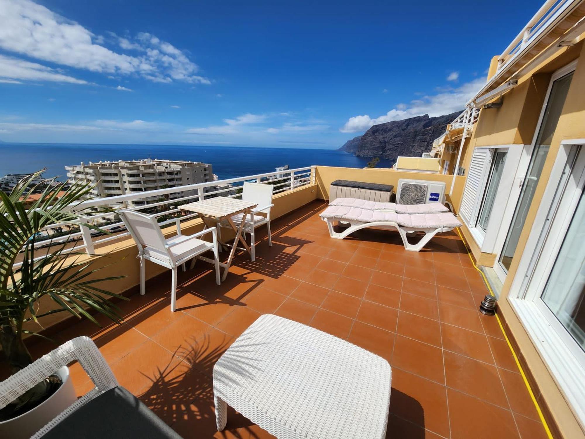 Los Gigantes,Huge Terrace,Sea View,Air Conditioning Puerto de Santiago (Tenerife) Exterior foto